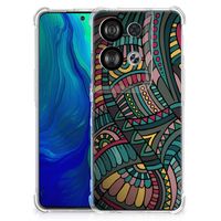 OPPO Reno8 Doorzichtige Silicone Hoesje Aztec