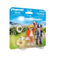 Playmobil DuoPack spoedarts en politieagente - 70823 - thumbnail