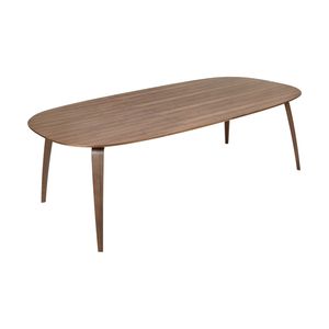 Gubi Dining eettafel Elliptical 230x120 cm walnut