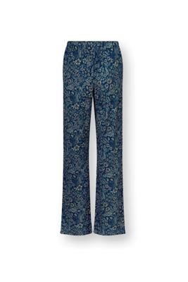 Pip Studio Blake Lange Broek Daisy Dreams Blauw L