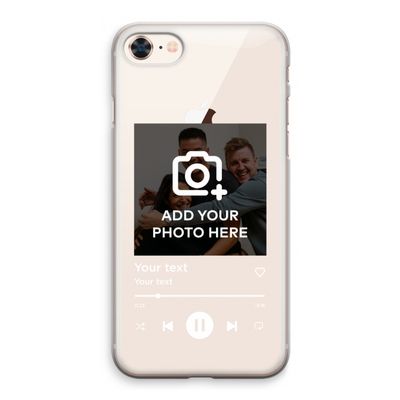 Music Player: iPhone 8 Transparant Hoesje