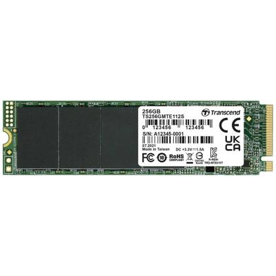 Transcend 112S 256 GB NVMe/PCIe M.2 SSD 2280 harde schijf PCIe NVMe 3.0 x4 Retail TS256GMTE112S