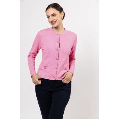 Vest ronde hals l/m