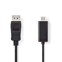 Nedis DisplayPort-Kabel | DisplayPort Male | HDMI | 2 m | 1 stuks - CCGB37100BK20 CCGB37100BK20 - thumbnail