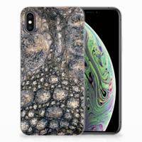Apple iPhone Xs Max | TPU Hoesje | Krokodillenprint