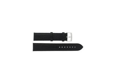 Horlogeband Tissot T109.410.16.032.00 / T600039639 Croco leder Zwart 19mm