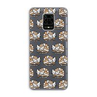 Slapende poes: Xiaomi Redmi Note 9 Pro Transparant Hoesje