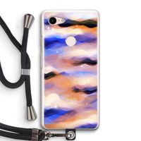 Donkere Wolken: Pixel 3 Transparant Hoesje met koord
