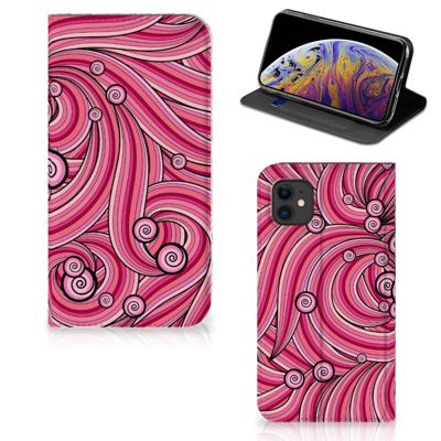 Apple iPhone 11 | Bookcase | Swirl Pink