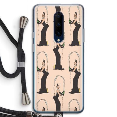 Pop Some Kim: OnePlus 7 Pro Transparant Hoesje met koord