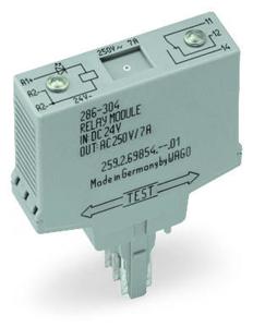 WAGO 286-508 Steekrelais 230 V/AC 7 A 1x wisselcontact 1 stuk(s)