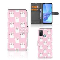 OPPO A53 | OPPO A53s | Telefoonhoesje | Met pasjeshouder | Sleeping Cats