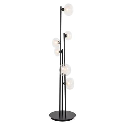 Richmond Vloerlamp 'Luva' 6-lamps, kleur Zwart