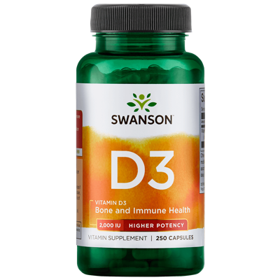 High Potency Vitamine D-3 2000iu | Swanson | 250ct