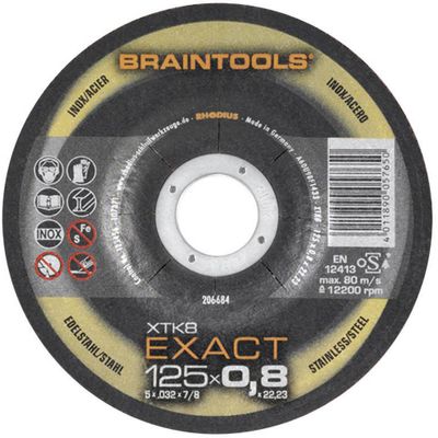 Rhodius XTK 8 206683 Doorslijpschijf recht 115 mm 1 stuk(s) RVS, Staal Rhodius XTK 8 206683 Doorslijpschijf recht 115 mm 1 stuk(s) RVS, Staal