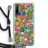 Vexx City: Huawei P20 Lite (2019) Transparant Hoesje met koord