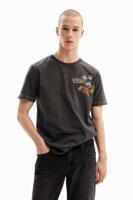 T-shirt met tekening van Mickey Mouse - BLACK - S