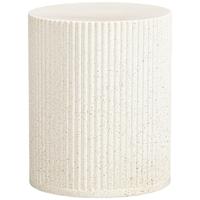 Leen Bakker - Bijzettafel Zamora - 48xØ40 Cm - Magnesiumoxide - Beige