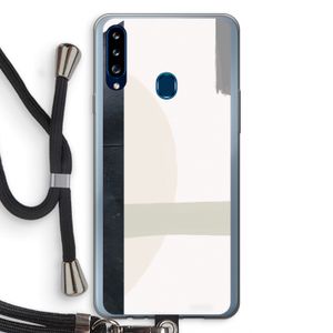 Baca: Samsung Galaxy A20s Transparant Hoesje met koord