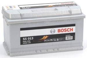 Bosch auto accu S5013 - 100Ah - 830A - voor voertuigen zonder start-stopsysteem S5013
