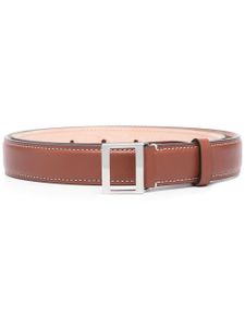 Acne Studios ceinture en cuir à boucle - Marron