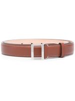 Acne Studios ceinture en cuir à boucle - Marron - thumbnail