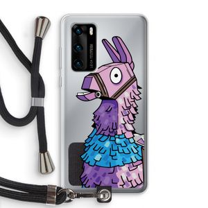 Lama: Huawei P40 Transparant Hoesje met koord