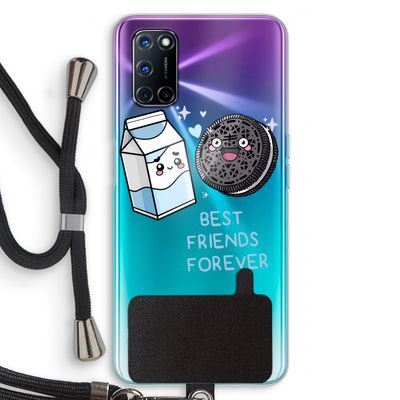 Best Friend Forever: Oppo A52 Transparant Hoesje met koord