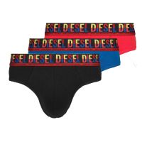 Diesel Slips Andre 3-pack roze-blauw-zwart