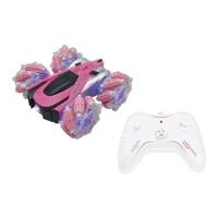 Crosslander 360+ - Heldere, programmeerbare en oplaadbare roze op afstand bestuurbare terreinauto.