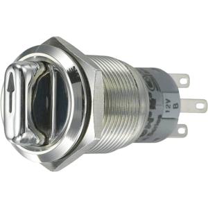 TRU COMPONENTS 701826 LAS1-AGQ-22XD/31/B Vandalismebestendige draaischakelaar 250 V/AC 3 A Schakelposities 3 2 x 45 ° IP65 1 stuk(s)