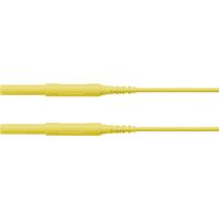 Schützinger Veiligheidsmeetsnoer Stekker 4 mm Stekker 4 mm 200.00 cm Geel 1 stuk(s)