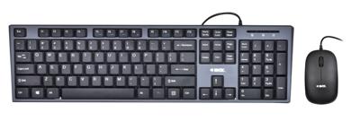 iBox IKMS606 toetsenbord Inclusief muis Thuis USB QWERTY Brits Engels Zwart