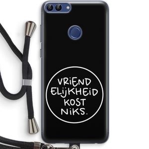 Vriendelijkheid: Huawei P Smart (2018) Transparant Hoesje met koord