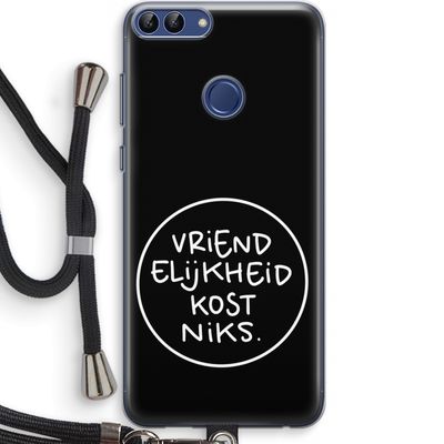 Vriendelijkheid: Huawei P Smart (2018) Transparant Hoesje met koord
