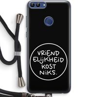 Vriendelijkheid: Huawei P Smart (2018) Transparant Hoesje met koord