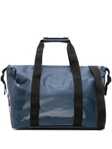 Rains valise zippée à logo embossé - Bleu