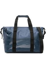 Rains valise zippée à logo embossé - Bleu