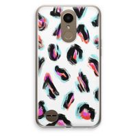 Cheetah color: LG K10 (2017) Transparant Hoesje