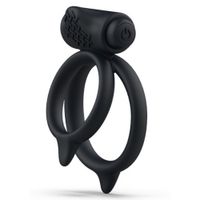 B Swish - BCharmed Basic Plus Duale Vibrerende Cock Ring Zwart
