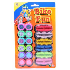 Spaakreflectoren Bike Fun - Fiets accessoires voor kinderen - Reflectoren - 18delig