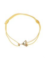 Aliita bracelet en or 9ct serti d'émeraudes - Jaune