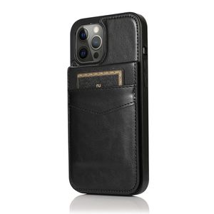 Samsung Galaxy A52 hoesje - Backcover - Pasjeshouder - Portemonnee - Kunstleer - Zwart