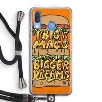 Big Macs Bigger Dreams: Samsung Galaxy A40 Transparant Hoesje met koord