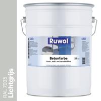 Ruwol Betonverf Lichtgrijs (RAL 7035) 20 liter