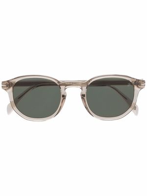 Eyewear by David Beckham lunettes de soleil à monture ronde - Tons neutres