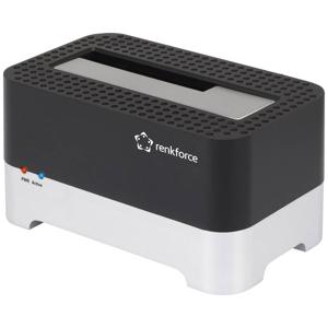 Renkforce RF-DOCKING-01 USB 3.2 Gen 1 SATA 1 poort Harde schijf-dockingstation 2.5 inch, 3.5 inch