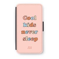 Cool Kids Never Sleep: iPhone X Flip Hoesje