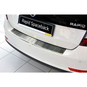 RVS Bumper beschermer passend voor Skoda Rapid Spaceback 2013- 'Ribs' AV235773