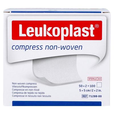 Leukoplast Compress N/woven St. 5cmx5cm 50x2